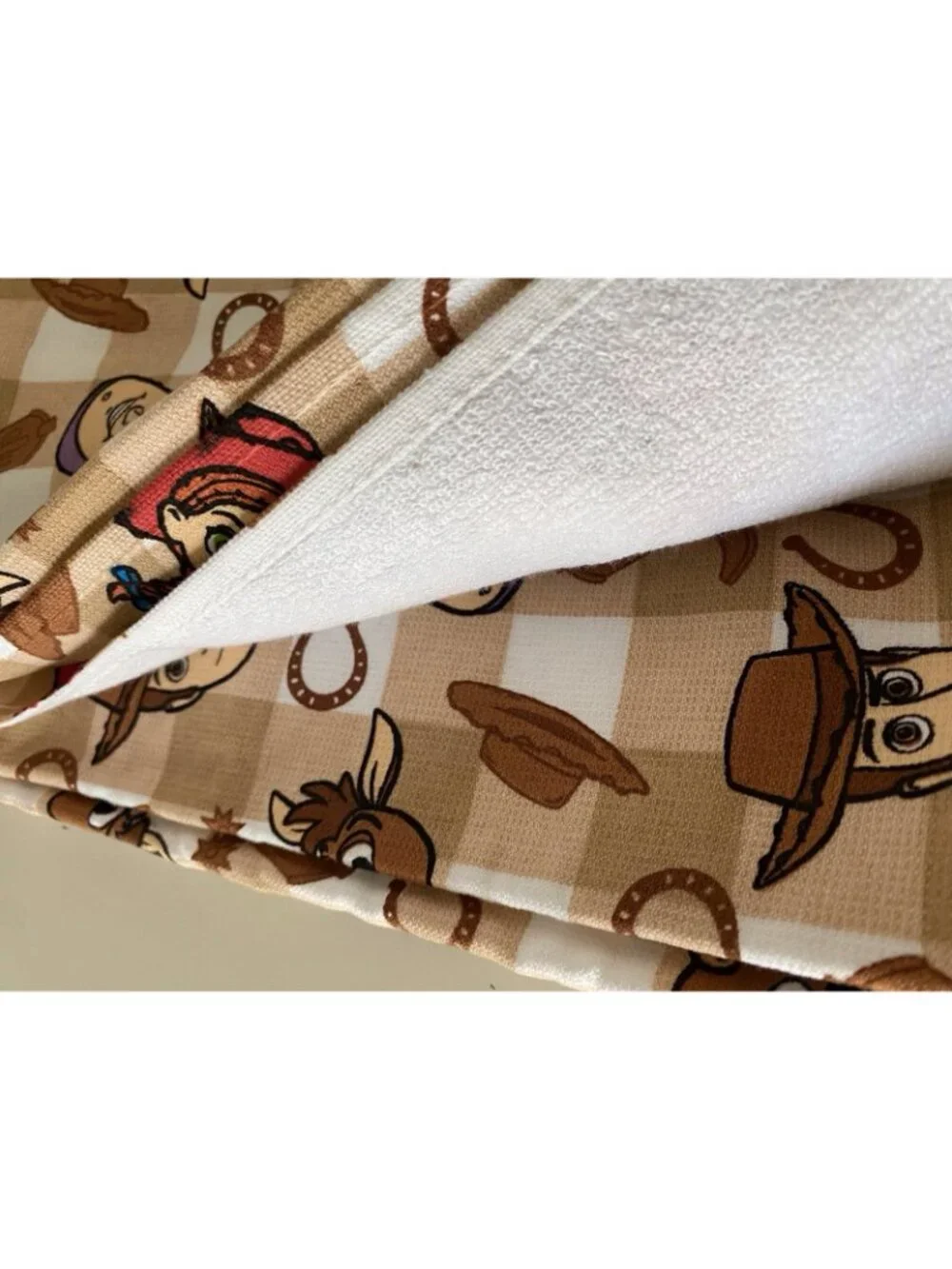 2 Pk PIXAR Toy Story Woody Buzz LightYear Jessie Bullseye Kitchen Towels 18”X28”
